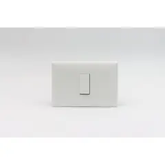 SINTHESI - INTERRUPTOR SIMPLE S17 PLACA BLANCA Y DADO BLANCO