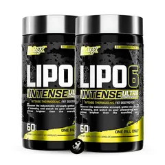 NUTREX RESEARCH - Pack x 02 - Nuevo Lipo 6 Black Intense 60 caps