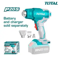 TOTAL TOOLS - Pistola de calor 20v inalámbrica calentador selladora