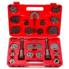 GENERICO - KIT COMPRESOR PISTON DE FRENOS CALIPER 22PCS WORKTOOLS