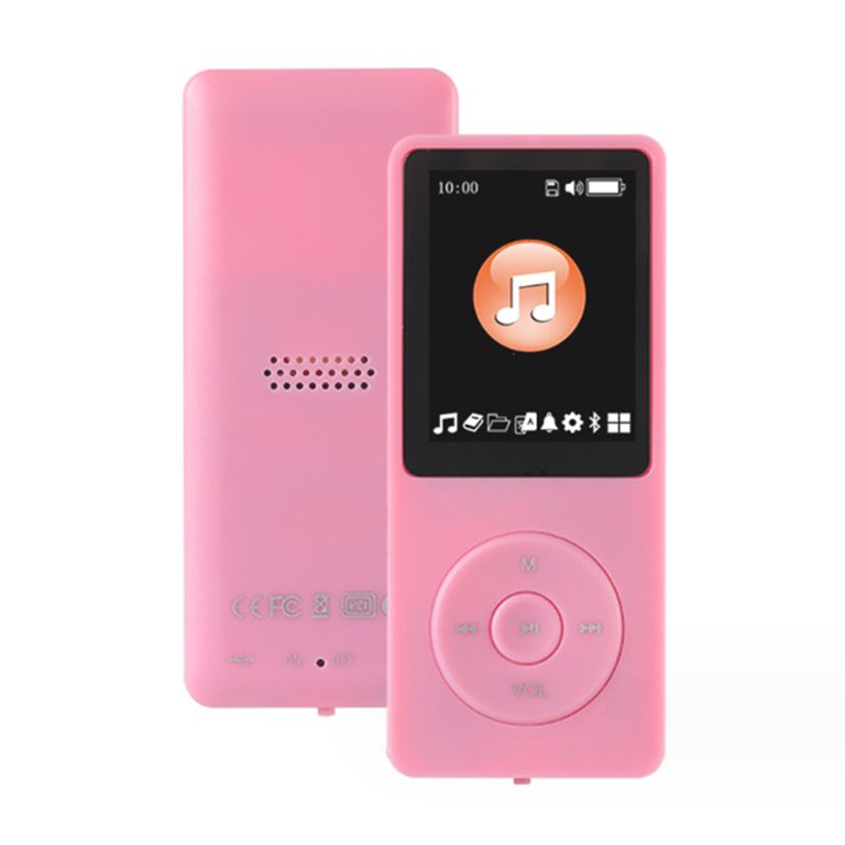 Reproductor de música Bluetooth mp3 + tarjeta de memoria de 8 GB - Rosa
