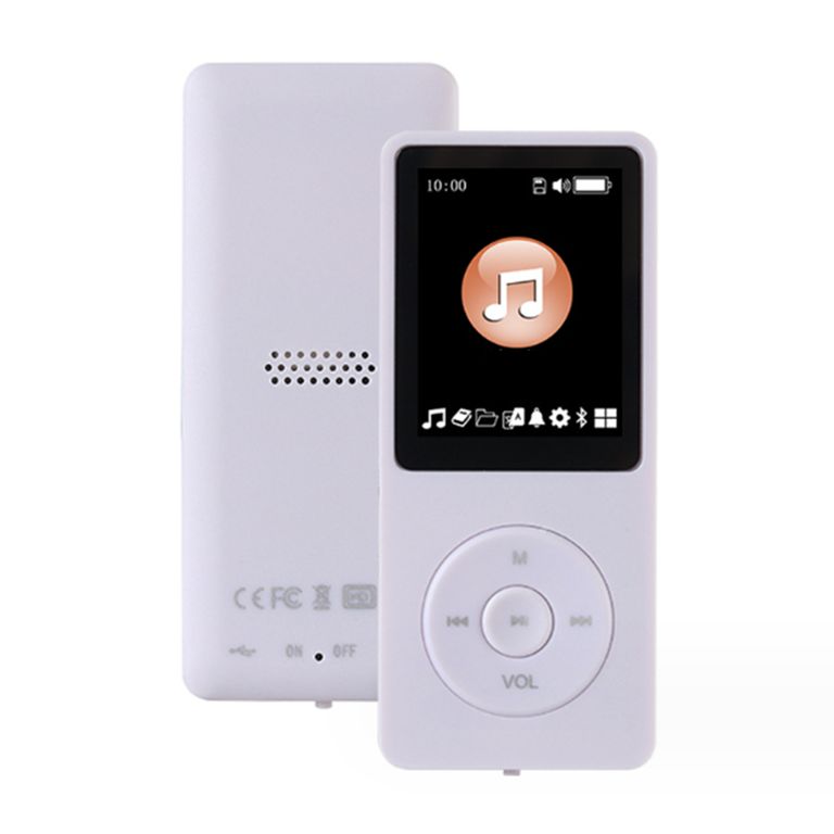 Reproductor de música Bluetooth mp3 + tarjeta de memoria de 8 GB - blanco