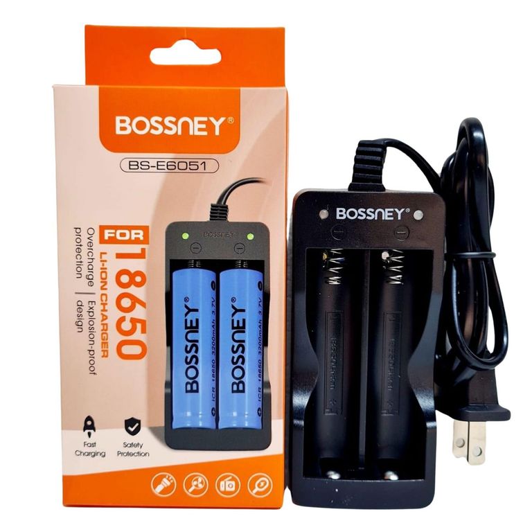 Cargador Bateria 18650 Litio 3.7v a 4.2v