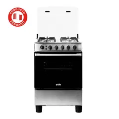 SOLE - Cocina a Gas 4 Hornillas Punta Sal 60cm