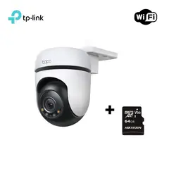 TP LINK - Cámara de seguridad Wi-Fi para exteriores 2K Tapo C510W + SD 64 GB - Tp-Link