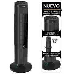 MIRAY - Ventilador Torre 30 " VMTT-933 Negro