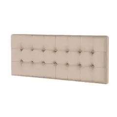 MAVISAC - Cabecera Vinilo Plaza Y Media Color Beige - Tela