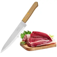 PRETUL - Cuchillo de chef 8 alta calidad mango de madera