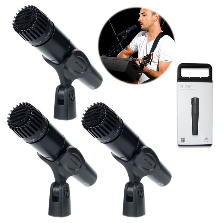 Set de 3 Microfono De Percusion Para instrumnetos SL75C
