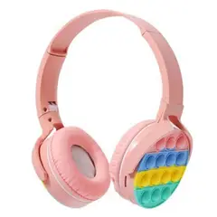 SEISA - Audífonos POP IT bluetooth color rosado EJ-P361 Élegans