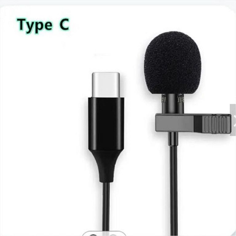 MICROFONO CLIP PECHERO SOLAPERO DE CORBATA TIPO C