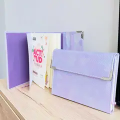 GIN - Agenda 2024 diaria -Tipo cartera color lila