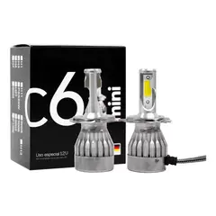 KOBO - Kit Led C6 - Mini Faro Auto Moto Tecnologia Alemana H4