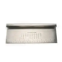 GENERICO - CORTADOR DE MASA ACERO INOXIDABLE MULTIUSO 30CM