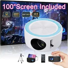 PUREPOWER - 2025 New proyector ultra portail LED HD 1080P Video-projector - 3202