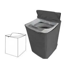 GENERICO - Funda o Forro Para Lavadoras Tela Gruesa Gris