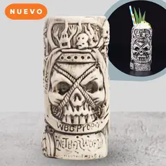 GENERICO - Vasos Tiki para Cócteles Cerámica 400 ml