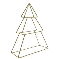 GENERICO - Árbol Navideño Decorativo 3D Dorado de Metal METHOME