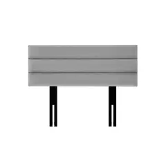 BARAKA HOME - Cabecera Pata ajustable Tuzla Queen - Gris Claro