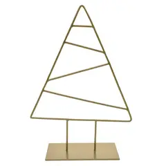 GENERICO - Árbol Navideño Decorativo Dorado con Base de Metal METHOME