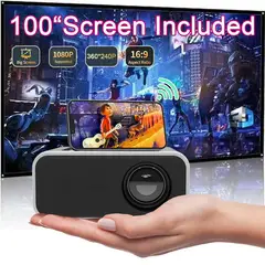 PUREPOWER - 2025 New proyector ultra portail LED HD 1080P wifi  - YT300