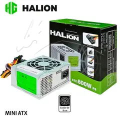 HALION - Fuente de Poder 600W Mini ATX