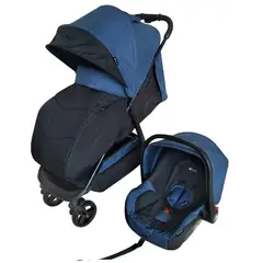 EBABY - Coche de paseo con portabebé Urban EB133 Azul
