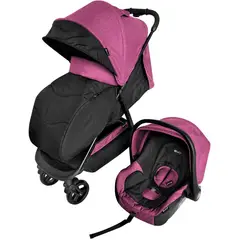 EBABY - Coche de paseo con portabebé Urban EB133 Rosado