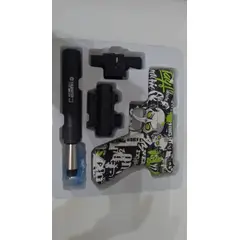 PISTOLA HIDROGEL CON SILENCIADOR.