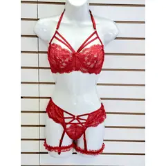 GENERICO - Lenceria Portaligas de Encaje MIAMI SM De ALCOBA