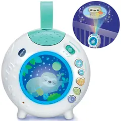 AVTECH - Proyector Móvil Musical Perezoso Soñador para Bebés Celeste