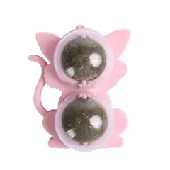 GENERICO - JUGUETE CATNIP KITTY BALL GATO ROSADO.