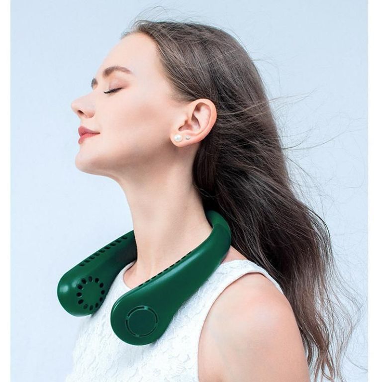 Ventilador Portátil para el Cuello verde