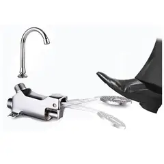 HYDRO - Valvula pedal con Griferia para lavatorio baño y más