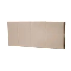 MAVISAC - Cabecera Luap De Ambar Plaza Queen Color Beige - Tela