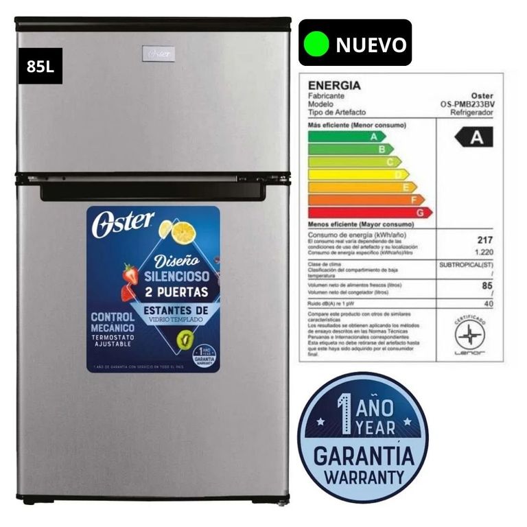Frigobar 85L OS-PMB233BV Silver