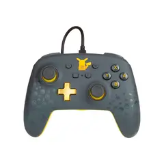 POWER A - Mando Pro PowerA Con Cable Nintendo Switch Pikachu Grey