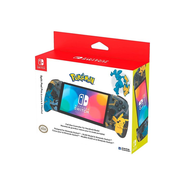 Mando Split Pad Pro para Nintendo Switch Lucario & Pikachu