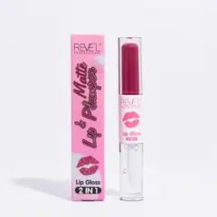 REVE'L PROFESSIONAL - HOT MATTE & LIP PLUMPER 2 EN 1 TONO MOKA