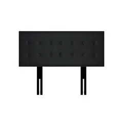 BARAKA HOME - Cabecera Opole Patas Desmontables 2 plz - Negro