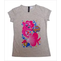 FODAGO - Polo niña manga corta diseño 7 - Beige.