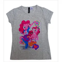 FODAGO - Polo niña manga corta Pony 2 - Beige.