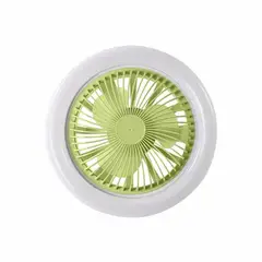 GENERICO - Foco Ventilador LED Ahorrador con Control Multifuncion Oficina Verde