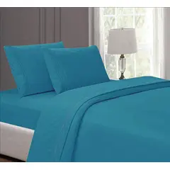 CASATEX - Juego de sabanas King 100% algodón con bordado