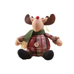 VATYERTY - 1 pieza Decoración Navidad con muñeca de nieve Alce