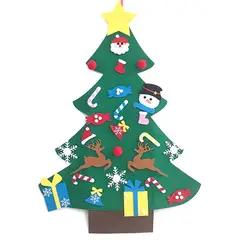 VATYERTY - DIY muro Navidad fieltro árbol con desmontable Adornos