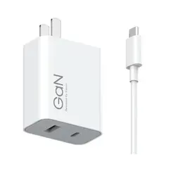 XIAOMI - GaN de 67W Cargador de Pared de doble puerto USB-C y USB-A