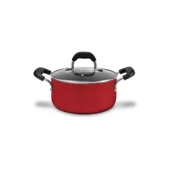 BRINOX - Cacerola Con Tapa 20cm 2.7L Saffron Rojo