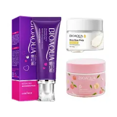 BIOAQUA - PACK CREMA ACLARANTE DE ARROZ DESPIGMENTANTE Y EXFOLIANTE