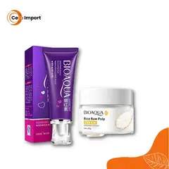 BIOAQUA - PACK Crema Aclarante de Arroz y Crema Despigmentante -